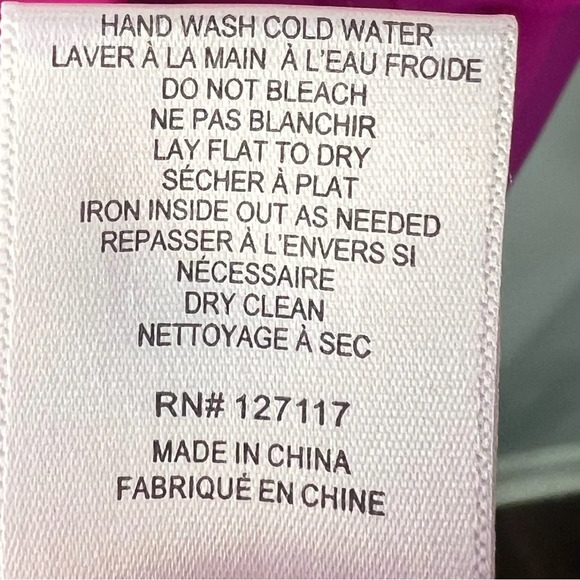 Belle Bagdley Mischka Magenta Maxi Prom Wedding Formal Dress sz 12 pageant long - Picture 12 of 12